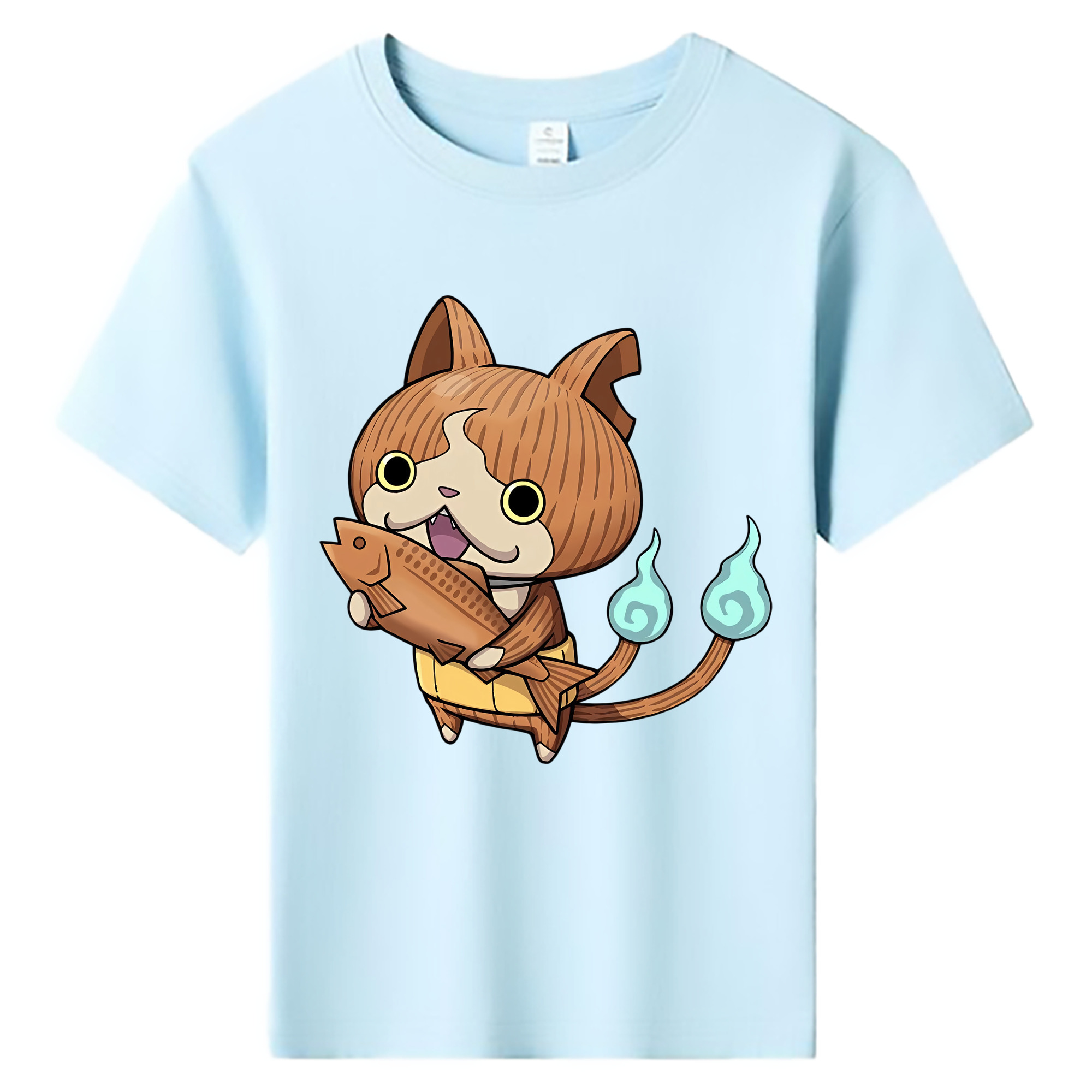 （画像用） 妖怪ウォッチ Yo-kai Watch 綿100％キッズTシャツ（フロントプリント）